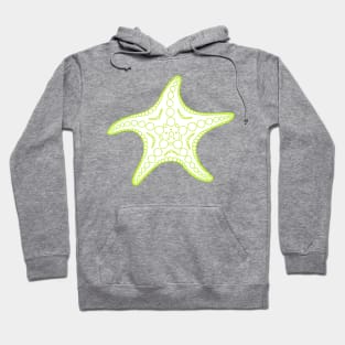 Starfish (green/white) Hoodie